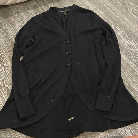 EUC BCBG Black Cardigan Size Small - Picture 1 of 7